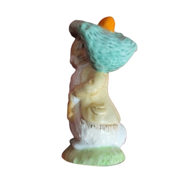 ROYAL ALBERT Benjamin Bunny Charming Rabbit Figurine England 1989 Easter Spring - Picture 11 of 12